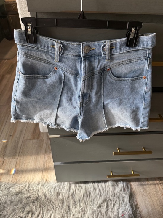 Juicy Couture Pants - Juicy Couture Light Wash Denim Frayed Hem Shorts